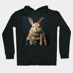 rabbit winter Christmas Hoodie